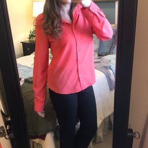 Coral work blouse